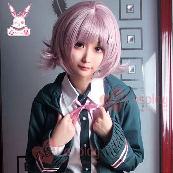 Aukštųjų Mokyklų Studentams Vienodą Anime Danganronpa Nanami ChiaKi Cosplay Kostiumas ilgomis rankovėmis Striukė Trumpas Sijonas Loli Sijonas