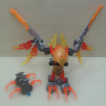 Biocheminiai Kariai Bionicle Ikir Padaras Gaisro Plytų Žaislas Blokai Suderinama Su 71303 Kalėdų Dovanos