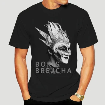Boris Brejcha Kaukė marškinėliai Vyrams trumpomis Rankovėmis Medvilnės marškinėliai Mados marškinėliai Topai Drabužių 4214A