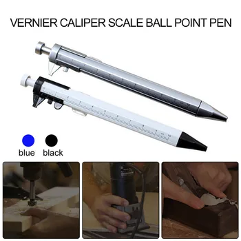 Daugiafunkcis Gelio Rašalo Rašiklis Vernier Suportas Roller Ball Pen Raštinės reikmenys Kamuolys-Taškas Kamuolys-Taško 0,5 mm Drop laivyba
