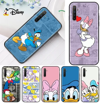 Donald Duck Animaciją KOLEGA Reno 5 4Z 4SE 4F 4 3 ACE 2F 2Z 2 Z 10X zoom PRO Plus Lite 5G 4G Black Sofe Telefono dėklas