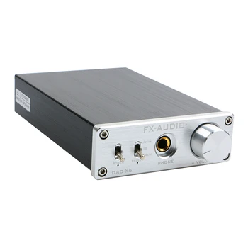 FX-AUDIO DAC-X6 MINI HiFi 2.0 Skaitmeninio Garso Dekoderio VPK Įvestis USB/Bendraašis/Optinis Išėjimas RCA/ Stiprintuvai 24Bit/96KHz DC12V