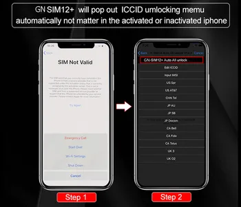 GN SIM Atrakinti Kortelę Didelės Talpos Universalus Adapteris SIM Unlock Mikroschemų, skirtų 