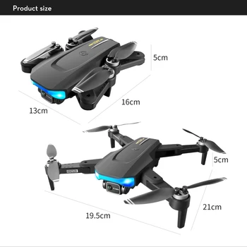 GPS Drone Brushless 6k Drone Profissional RC Quadcopter HD EIS Camera Anti-shake RC Atstumas 1000m 6 Ašis 30 Minučių Skrydžio