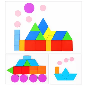 Karšto Geometrinių Formų 3D Galvosūkiai Montessori Mediniai Žaislai, Vaikų Žaidimo Kūdikių Mokymosi Švietimo Žaislas Vaikams Medienos Pjūklelis Dėlionės