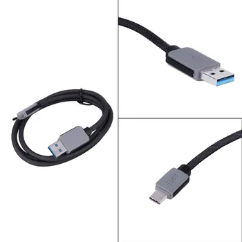 Karšto Pardavimo 3ft/1m USB 3.0 Standartas-A-USB Tipas-C Duomenų Sinchronizavimo Įkrovimo Kabelis 1M Aukštos Kokybės