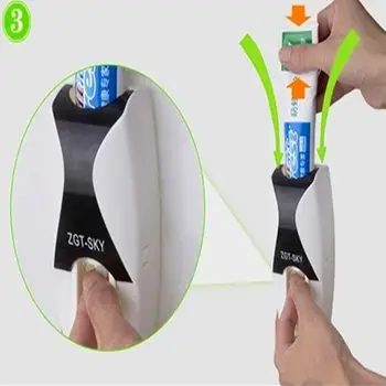 Korėjos Versija, Namų Vonios Automatinis Dantų pastos Dozatorius + 5vnt Prekių Toiletriestoothbrush Turėtojo Šeimos Nustatyti Wall Mount