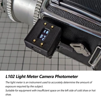 L102 Šviesos Matuoklis, Fotoaparatas Fotometras Fotografijos Set-top Atspindys Šviesos Metras Karšto/Šalto Batų Tvirtinimo Fotoaparato Šviesos Matuoklis