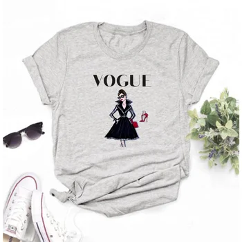 LINNA Mados Modelio Dizaino Stiliaus Moterų Top marškinėliai moteriški marškinėliai Tatuiruotė Princesė Drabužių Mados trumpomis Rankovėmis T-shirt