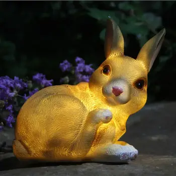 LumiParty LED Vandeniui Triušio Formos Saulės energija Varomas Lempos Kraštovaizdžio Ornamentu Animacinių filmų Gyvūnų Požeminės Šviesos Sodas Kieme Dekoro