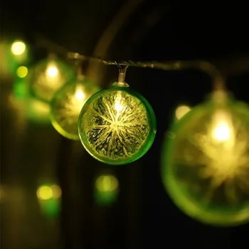 MIFLAME LED Styginių Šviesos Medis, Sienos Lempa Geltona/Žalia Citrina String Dekoro Lenkai Juosta, Apšvietimas Kalėdų Dekoro Miegamasis