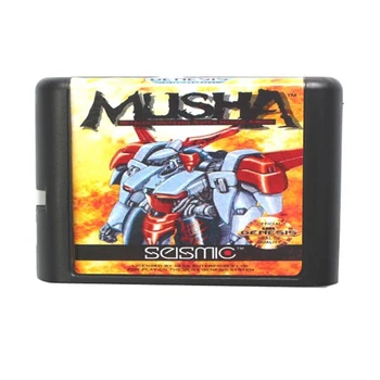 MUSHA 16 bitų MD Žaidimo Kortelės Sega Mega Drive Genesis