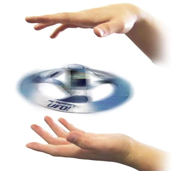 Magic ufo žaislas Paslaptis Viduryje Oro UFO Plūduriuojantis Skristi Lėkštė nso Magija apgauti Magas Apgauti Rekvizitai Rodyti Įrankis plaukioja magic ufo Žaislas Vaikams