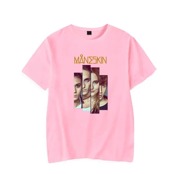 Maneskin-Camiseta con estampado calle de para hombre y mujer, ropa savaiminio de estilo grafiti para primavera y verano, HIP-HOP