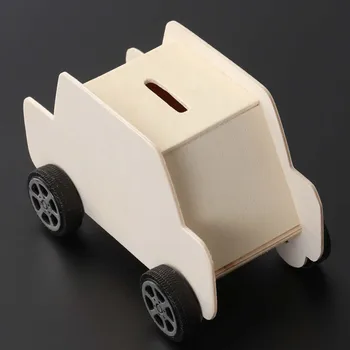 Mediniai Automobilio Formos Piggy Bank Pinigų Taupymo Dėžutė Kūrybos Monetos Banko 