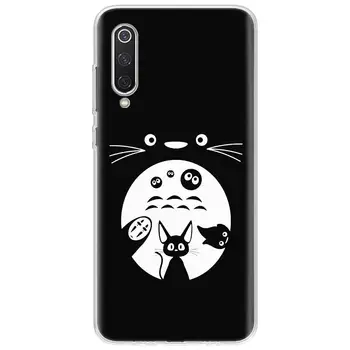 Mielas Totoro Ghibli Miyazaki Anime Padengti Telefoną Atveju Xiaomi Redmi Pastaba 9S 10 9 8 8T 7 6 5 6A 7A 8A 9A 9C S2 Pro K20 K30 5A 4X