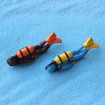 Miniatiūriniai Vandenynų Scena Modelis Statulėlės Povandeninis Pasaulis Jūros Ištirti Narai Vandenynų Paviljono Puošmena Veiksmų Skaičiai Žaislai 3D Lėlės