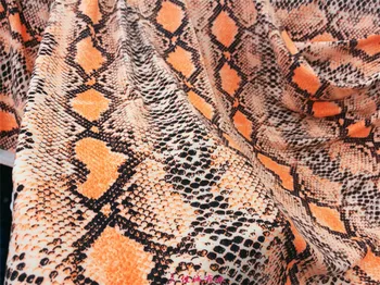 Multi-colored Patogus Ruožas Snakeskin Leopardas Spausdinti Pieno Šilko-šlifavimo Audinio lotynų Šokių Drabužiai Swimng Audinio Nailono Lycra