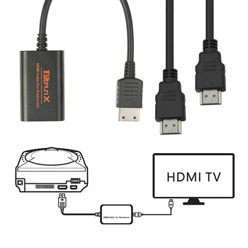 NAUJAS HDMI Adapteris Sega Dreamcast Konsolių Dreamcast HDMI/HD-Link Kabelis Hd Keitiklio Kabelį Sega Dreamcast Žaidimas Mašina