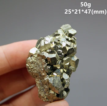 Natūralus Daugelis polyhedral pyrite mineralinių egzempliorių akmenys ir kristalai gydymo kvarco kristalai, brangakmeniai