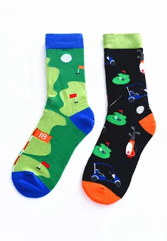 Nauja asmenybė, kairės ir dešinės kojinės madingų laukinių vyriškų medvilninių kojinių įdomus arbūzas bičių įvairių animacinių filmų kojinės