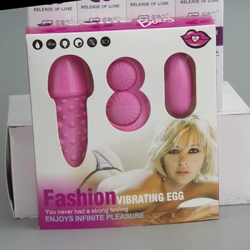 Naujai Moterų Masturbacija Prietaiso Dukart vadovavo Vibruojantis Kiaušinis su Dilgčiojimo Dukart kontrolės Sekso žaislų Rožinės spalvos Suaugusiųjų Sekso Žaislas