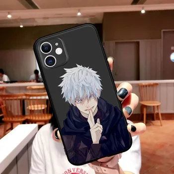 Naujas Anime Džiudžiutsu Kaisen Satoru Gojo Yuji Itadori Telefono dėklas Skirtas iPhone 12 Mini11 Pro Max 8 7 6 6S Plius XR X XS Max 5 5S SE2020