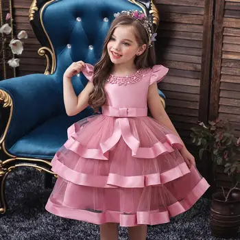 Naujųjų Metų Mergaitės Drabužius, kad 2019 m. Vasaros stilius baby girl dress,vaikai mergina drabužius,baby girl apranga,suknelė mergaitėms,vestidos infantis