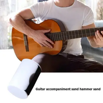 Nešiojamų Mini Smėlio Shaker Plaktukai Piršto Žiedą Marakai Cabasa Nešioti ant Piršto Ritmo Gitara Smėlio Shaker Muzikos Priedai