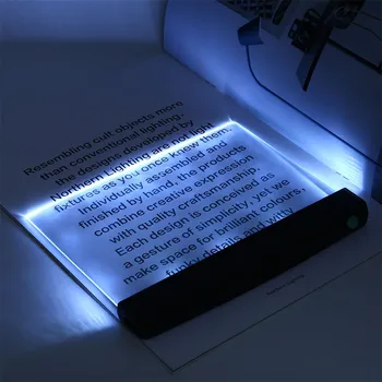 Plokštieji LED Knyga, Šviesa, Akių Apsauga Skaitymo Nakties Šviesos Namuose Miegamasis LED Knygą Šviesos Nešiojamų Kelionių Bendrabutyje Led Stalo Lempa