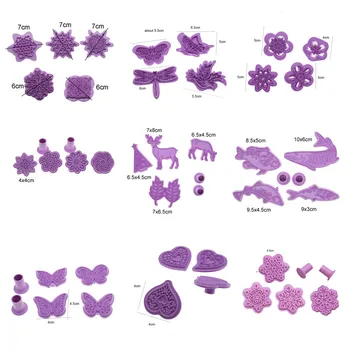 Polimero Molio Antspaudą, Mandala/sniego/drugelis/gėlių Modelio Įspaudas Plastiko Antspaudas Dizaineris 