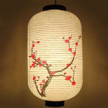 Popieriaus žibintų Japonų stiliaus Festivalis namų dekoro priedai Suši parduotuvėje kabo dekoro LED popierius Žibintai Kinų stiliaus