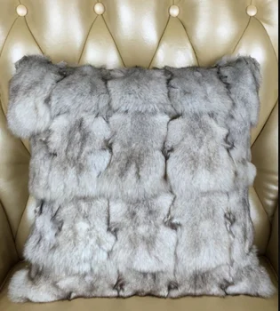 Prabanga Fox Fur Pagalvę, Biuro Kėdė, Pagalvės, Originali Kailio Pagalvėlė Tikro Kailio Pagalvę Padengti Kailiai Pagalvės Kailių Namai Decrator