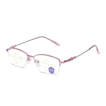 Presbyopia akinius ir arti, ir toli moterų progressive multifocal moterų presbyopia akinius intelligent zoom stabdžių mėlyna lig