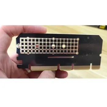 Pro M. 2 NVMe SSD NGFF, KAD PCIE 3.0 X16 X4 Adapteris Klavišą Interface Card Full Speed Adapteris Pakeitimo