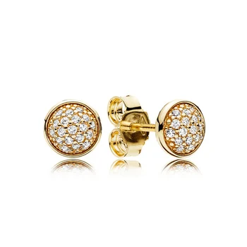 RAOPAN originali 925 silver rose gold star žiedas meilė amžina klasika auskarai elegantiškas mados juvelyrikos draugei, dovanos