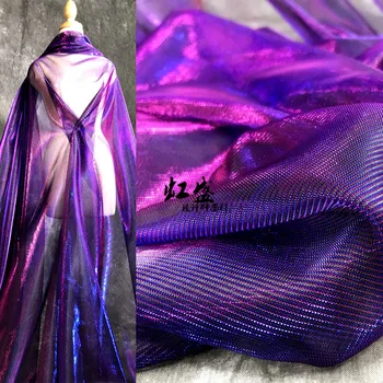 Ruožas Violetinė žalia Nuolydis net tiulio tinklelio nėriniai, merginos prom dresses nėriniai, šalis suknelė audinio Lazerio nėrinių 2020 NAUJAS aukštis 150cm