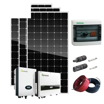 SUNKET 5kw saulės elektros energijos tinklų sistemos namą tiekimo stogo naudoti lengvas montavimas