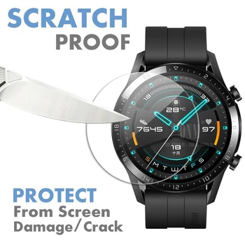 Screen Protector 9H Premium Grūdintas Stiklas Huawei Žiūrėti Smartwatch Screen Protector Sprogimų Kino Priedai