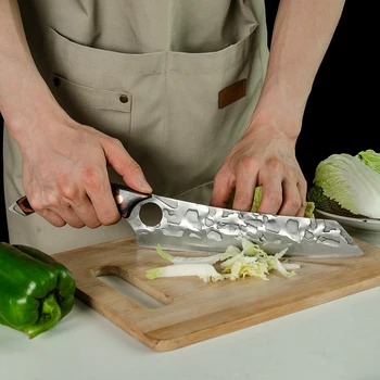 Sowoll Virimo Peilis Virtuvė 8.5 Colių Nerūdijančio Plieno Chef Peiliai Full Tang Kaltiniai Jautienos Mėsos, Daržovių Peilis Pjovimo Peilis Įrankis
