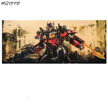 Transformers Optimus Prime Kraft Filmas, Knyga Plakatas Apdaila Sienos Lipdukas, Namų ūkio Produktai 70x29.5cm