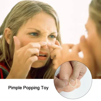 Trenktas Nosies Spuogas Popping Popper Naujovė Gags Praktinių Anekdotai Juokingi Žaislų Valiklis Sustabdyti Išspausti Spuogai Anti Stresas Žaislas Vaikas Suaugę