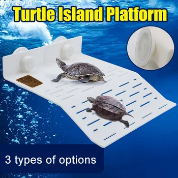Turtle Island Platforma Akvariumas Roplių Tuščiaviduriai Dokas, Plaukiojantis Akvariumo Dekoras-30