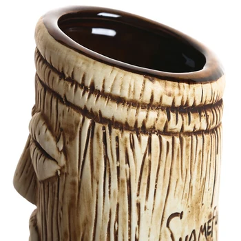 UNTIOR Naujas Havajai Tiki Taures Kokteilių Taurės Alaus Gėrimo Puodelis Vyno Puodelis Keramikos Velykų Salų Tiki Puodelis 450ml Keramikos Drinkware