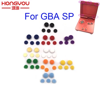 Už GBA SP Pakeitimo Varžtas Dulkių Plug Padengti Guma Prijungti Gameboy Advance SP Shell Būsto Šviesos Gumos