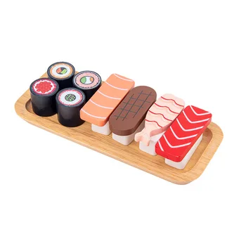 Vaikų Žaislai Miniatiūrinės Maisto Apsimesti Žaisti Vaikų Popietės Arbata Tortas Japonų Virtuvė Žaislai Mergaitėms, Medinės Vaikai Virtuvės Žaislų Rinkinys