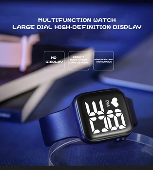 Vyrai Riešo Skaitmeniniai Laikrodžiai Atsitiktinis Elektroninių LED Sporto atsparus Moterų Laikrodžiai Mados Paprasta Vaikai Laikrodis Relogio Masculion