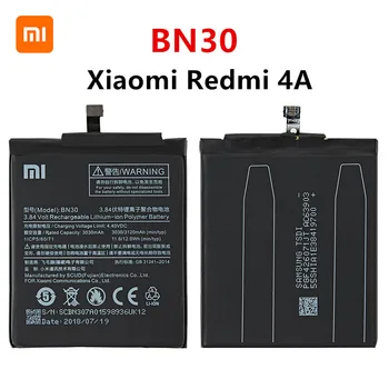 Xiao mi Originalus BN30 3120mAh Baterija Xiaomi Redmi 4A Redmi4A BN30 Aukštos Kokybės Telefoną, Baterijos Pakeitimas
