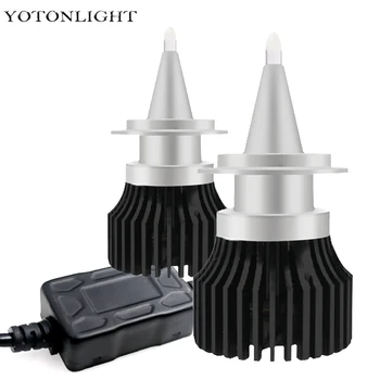 Yontonlight Super Lemputė H4 H7, Led Žibintų 20000Lm H11 H3 H8, Hb3 Hb4 Led H1 Lemputės 9005 9006 Hir2 9012 Canbus Objektyvas 6000K 60W 12V