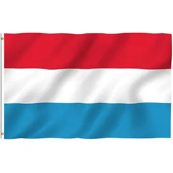 ZXZ Liuksemburgo vėliava Reklama 90*150cm Liuksemburgas kabo Vėliavos 3x5ft Apdaila